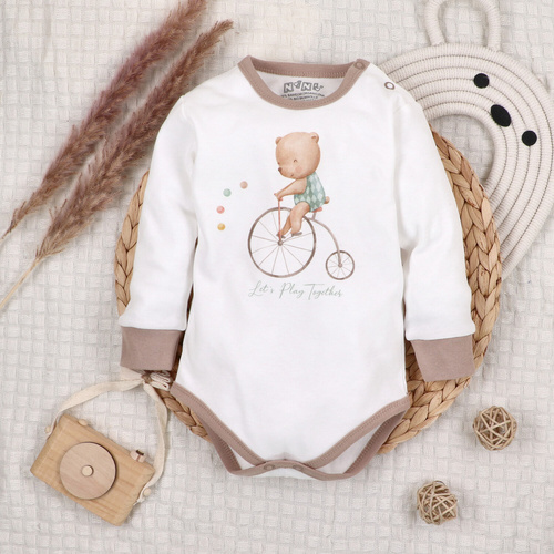 ABN-5584 Circus Body niemowlęce Nini – 100% bawełna organiczna, delikatne dla skóry, polska produkcja