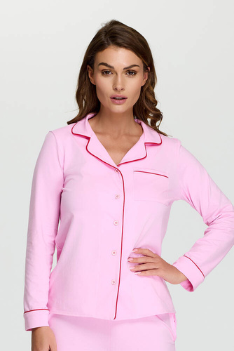 18 rozpinana piżama damska Bonamera różowy