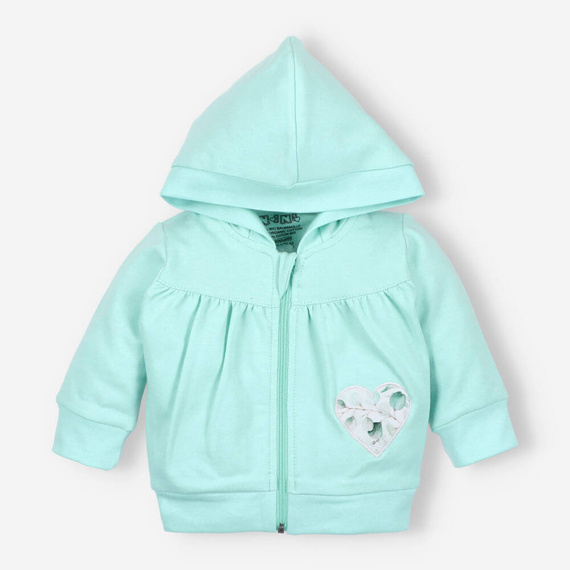 Aromatyczne listki Bluza dresowa Nini turkusowy