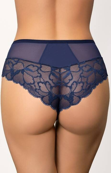 Gorsenia K 760/1 Saanvi Figi damskie brazyliany - granatowe