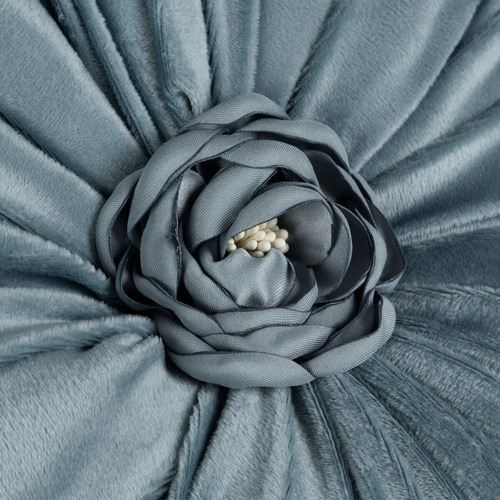 Poduszka Flores 5 Eurofirany kwiatek 40 cm dekoracyjna niebieski