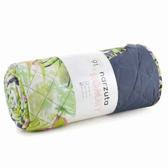 Rommy narzuta dekoracyjna liście Design91 wrzosowy