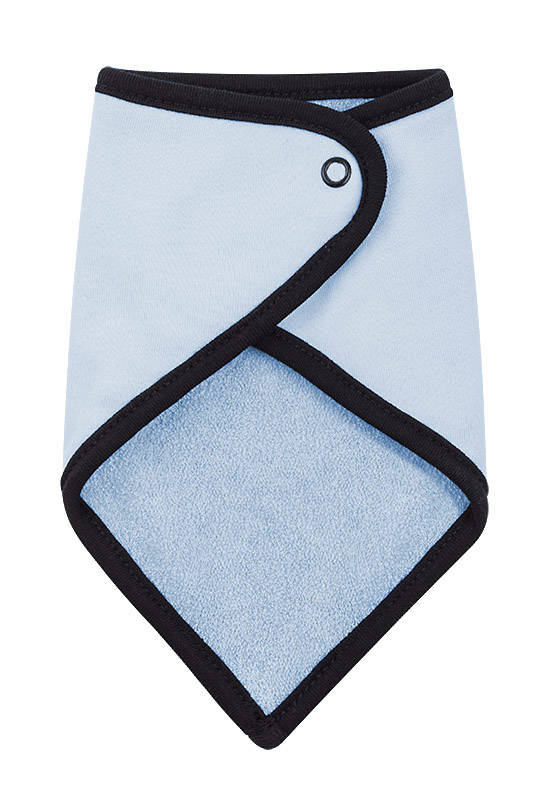 Apaszka chustka niemowlęca "Zebra" Terjan - niebieski