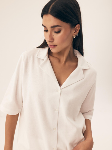 43348 Nilsa Piżama Damska Henderson -kremowy