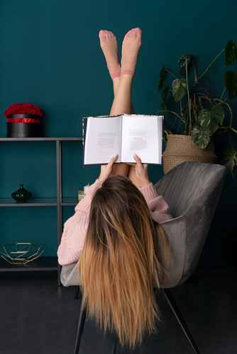 Almonnd 20 DEN Skarpetki w kropeczki LivCo Corsetti Fashion