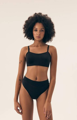 43670 Fleda Stringi damskie 2-pak Henderson - czarny-beżowy