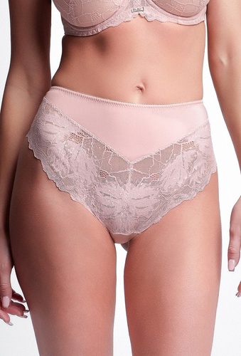 Figi Brazyliany Ava 2304/B Shimmer Koronkowe z Mikrofibry