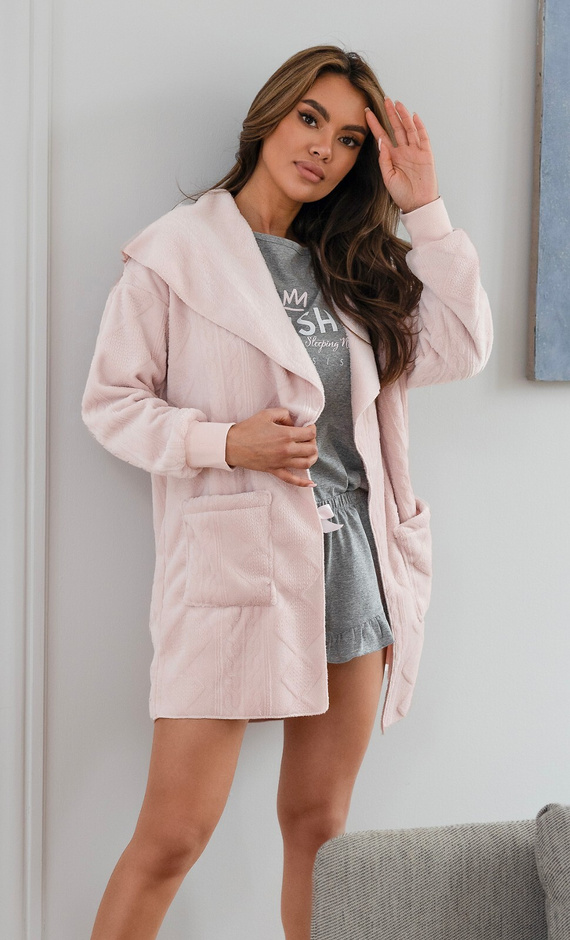 Ruth Kardigan Sensis - różowy pudrowy