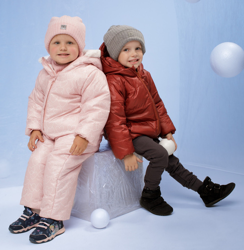 Winter Kombinezon zimowy bez stópek Pinokio - róż 