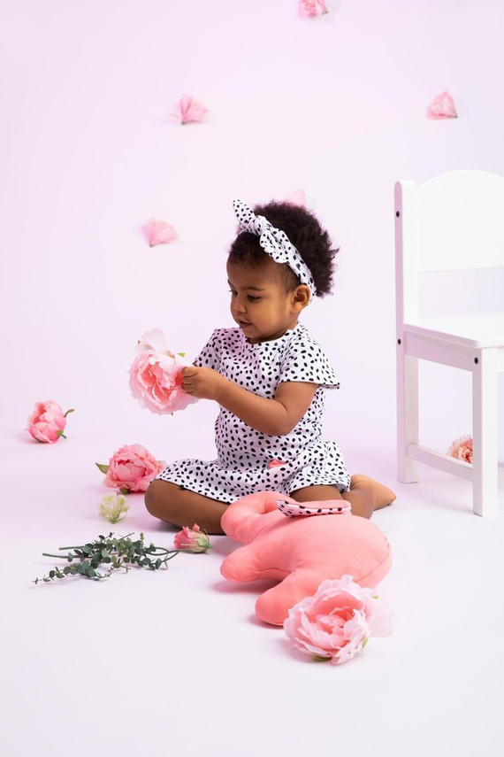 175064 Opaska niemowlęca "Alice" Nicol - kropki