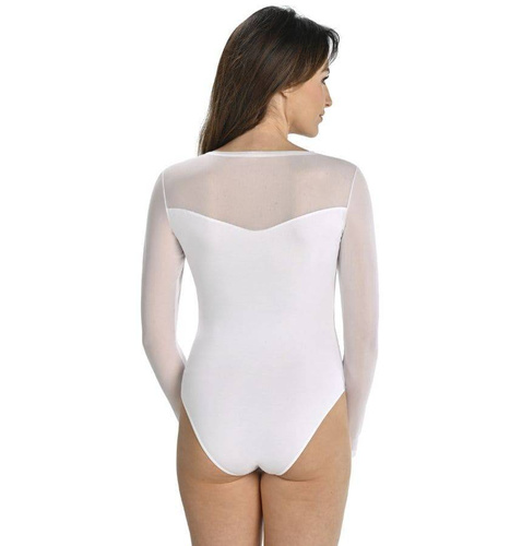 2407 Willow Body damskie z długim rękawem Teyli - white