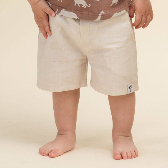 Safari Krótkie spodenki dla chłopca Pinokio - beżowy