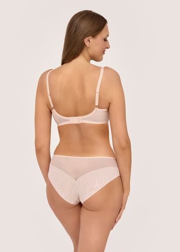 Biustonosz semi soft 2239 Caschmere Maxi Ava beżowy haftowany
