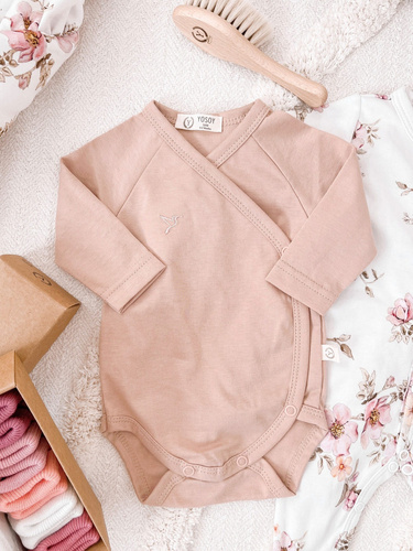SUNRISE PINK Body organic długi rękaw Yosoy
