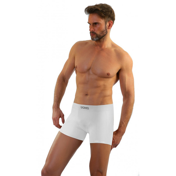 BM07 Solar Bokserki męskie bezszwowe Sesto Senso - biały 