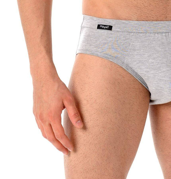 802-3 Toni Wielopak Slipów Męskich Teyli - szary