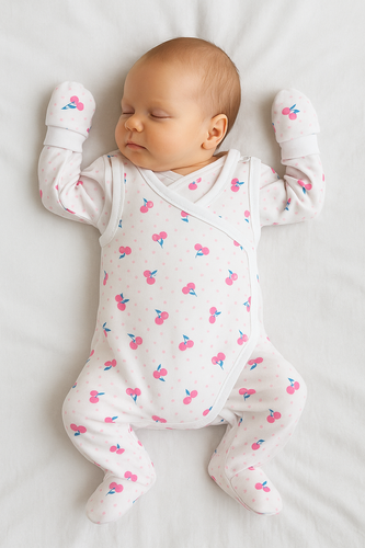 Wisienki Koszulka niemowlęca Martex | Bawełniana, miękka i wygodna