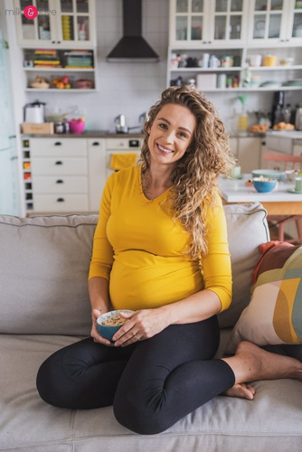 Milk Shirt bluzka ciążowa i do karmienia Milk&Love mango mohito