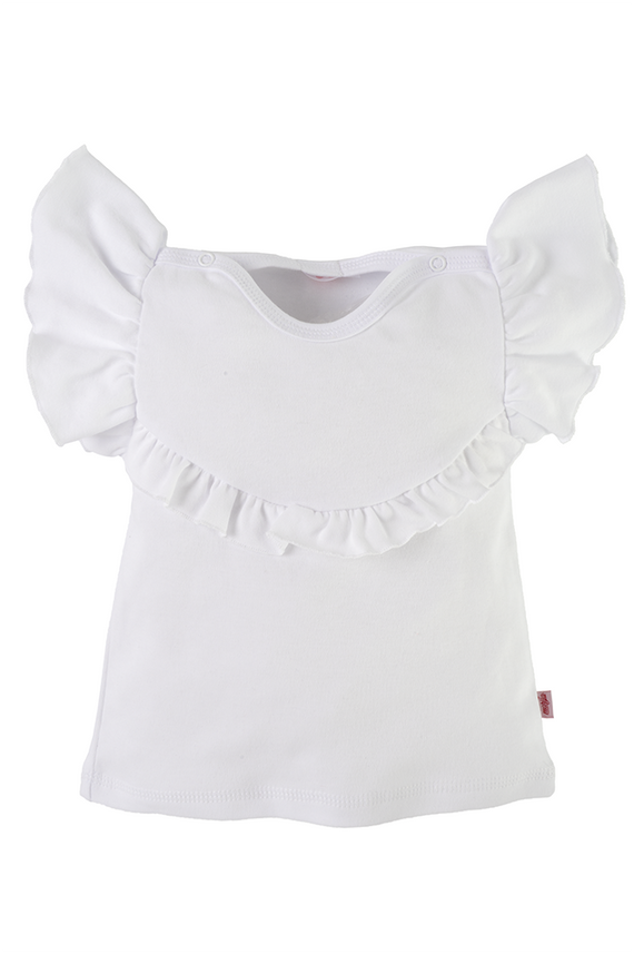 1717B Cherry Tunika z długim rękawem Marija - white