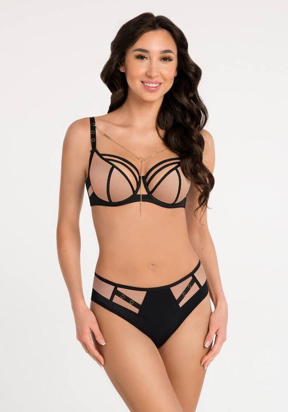 Gorsenia K 885 Tesora Biustonosz miękki beżowy