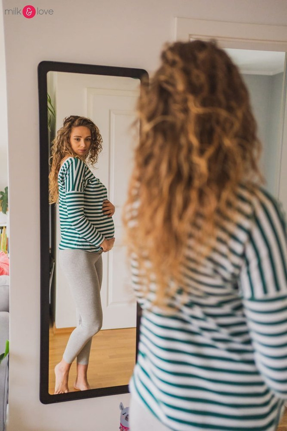 Two Ways bluzka ciążowa i do karmienia dwustronna Milk&Love herbal rose