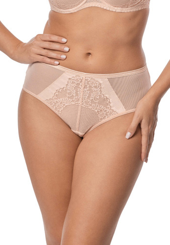 Casilda II  Figi Damskie Nipplex beżowy