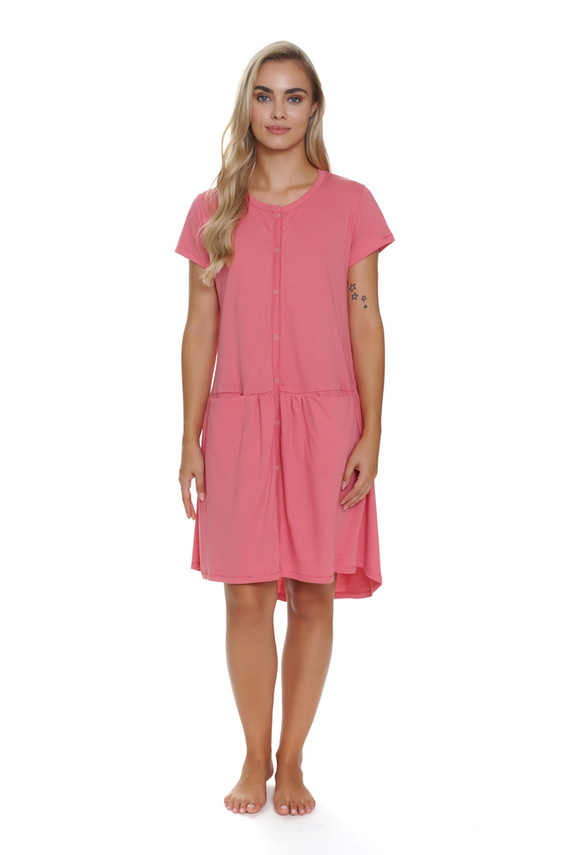 9445 Koszula Nocna ciążowa i do karmienia Doctor Nap - coral
