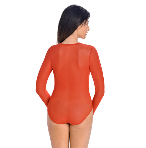 2406 Ero Siateczkowe body damskie Teyli - czerwony