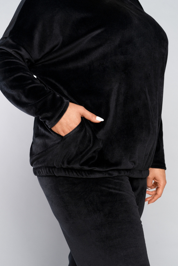 Juga Komplet Damski dł. rękaw, dł. spodnie Italian Fashion czarny 