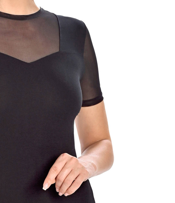 2426 Juliet Body damskie z krótkim rękawem Teyli - czarny