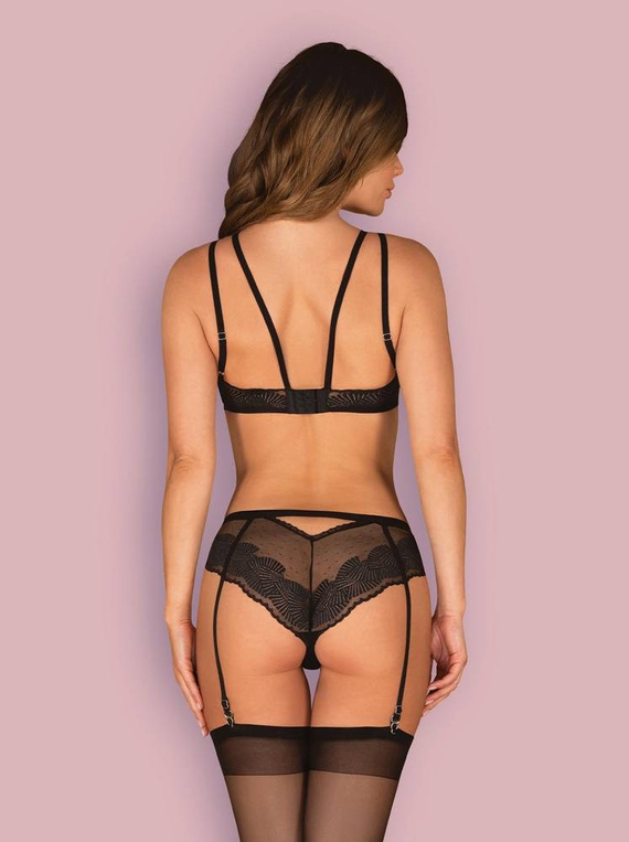 Allastia Set Komplet Obsessive czarny