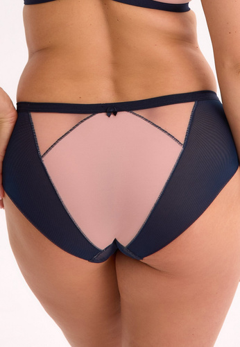 Figi Aina GFP 1273 Gaia – Elegancka koronka, elastyczny tiul, komfort, granatowy