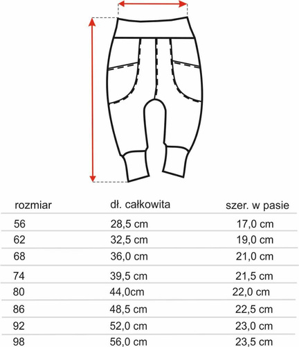 ABN-4099/BŁĘ Morskie Zwierzątka Spodnie z bawełny organicznej Nini błękitny 