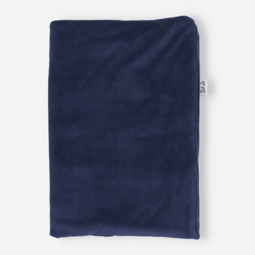 LUL-0050 Kocyk niemowlęcy z poduszką Luli Lu - granatowy 