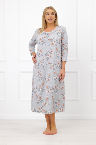 Koszula Nocna Dobrawa Italian Fashion 100% Bawełna Rękaw 3/4