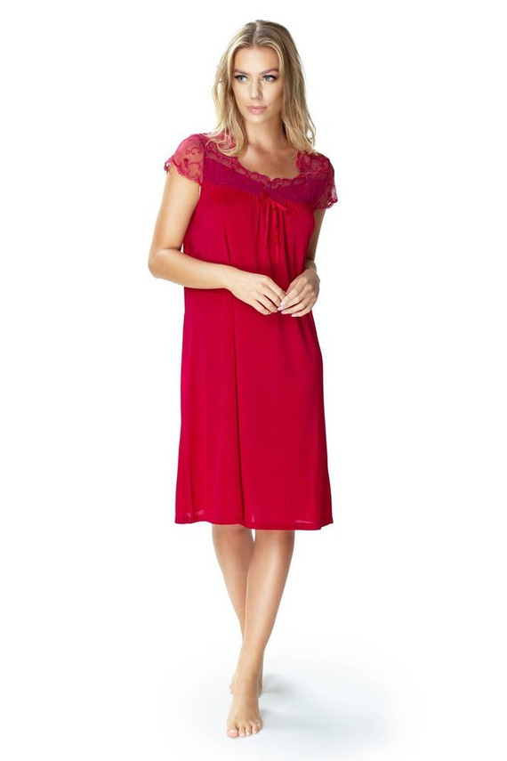 6279 Dolce Vino halka koszula nocna damska Mewa burgund