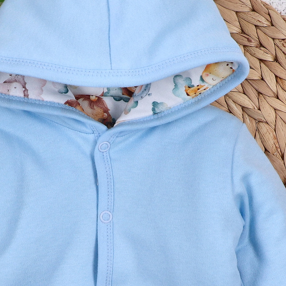 ABN-5616 Kurtka niemowlęca Little Dreamers Nini z bawełny organicznej – ekologiczna, bezpieczna, ciepła