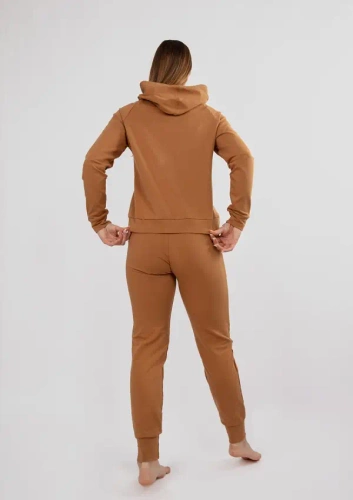 Seattle H1 Dresowy komplet damski Dkaren - brązowy