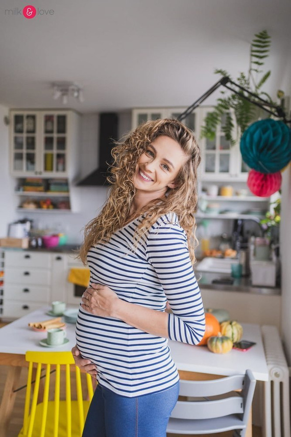 Milk Shirt bluzka ciążowa i do karmienia Milk&Love mango mohito