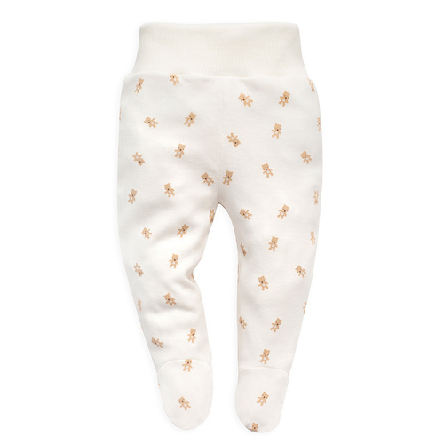 Lovely Day Półśpiochy niemowlęce Pinokio - ecru misie