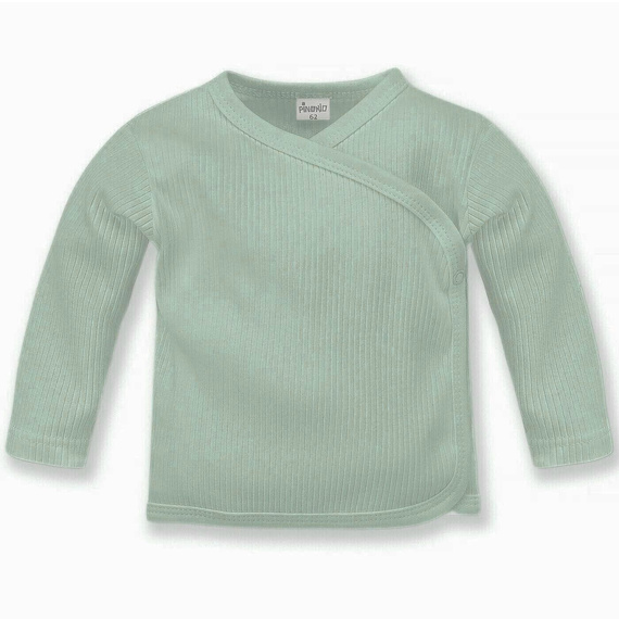 Lovely Day Kaftanik wiązany Pinokio - zielony prążek