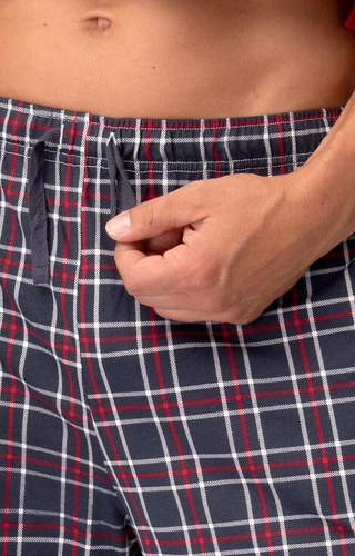 MNS 453 Piżama Męska Key - czerwona