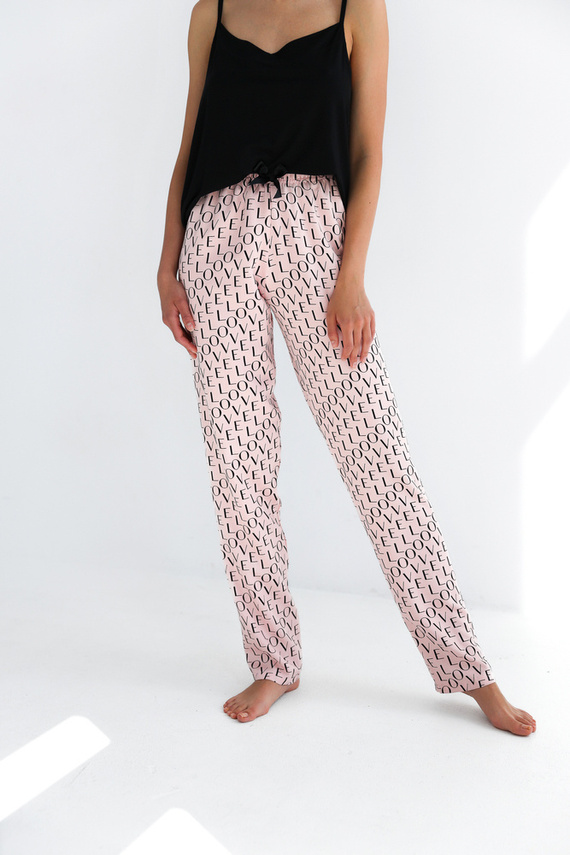 Paula Piżama damska Sensis - czarny