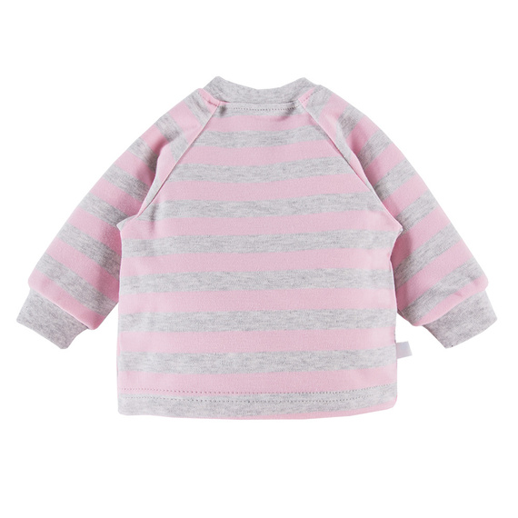 Ancymon Bluzka niemowlęca 2-pak Eevi - szary/różowy