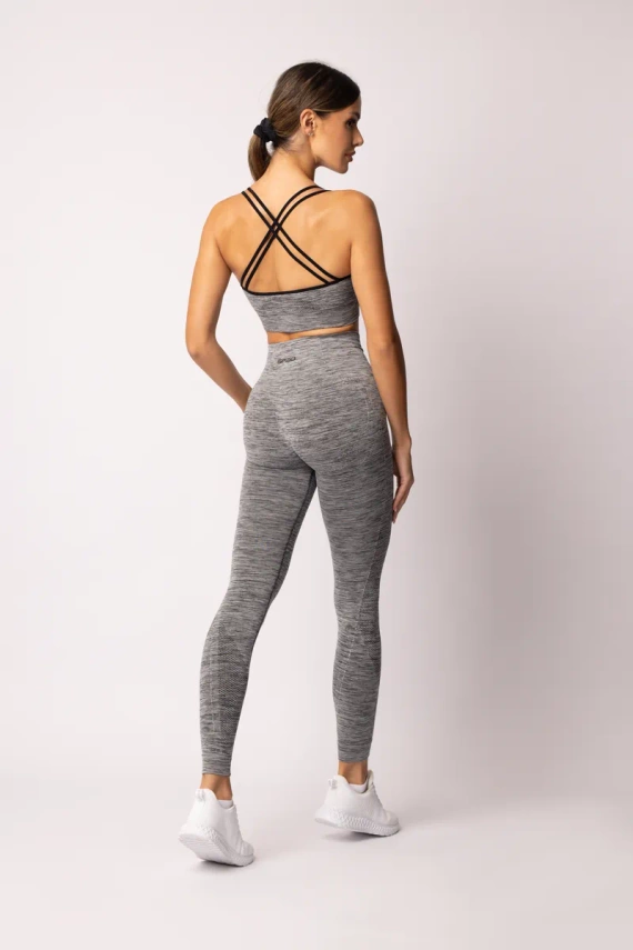 Melange legginsy damskie Spaio grey