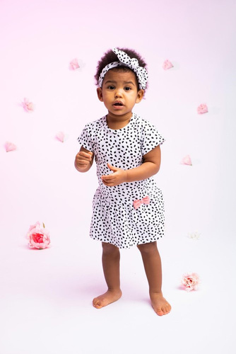 175064 Opaska niemowlęca "Alice" Nicol - kropki