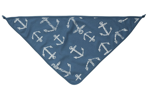 4226CHB "BLUE SEA" Chusta apaszka niemowlęca Makoma biały