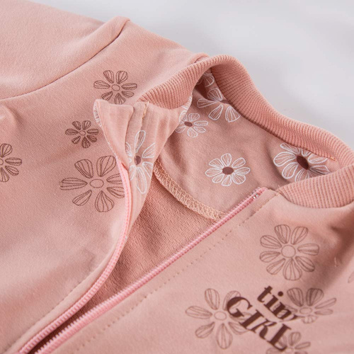 Daisy Bluza dresowa rozpinana Eevi- jasny róż