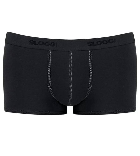 Men 24/7 Hipster 2P Bokserki męskie 2-pak Sloggi- black