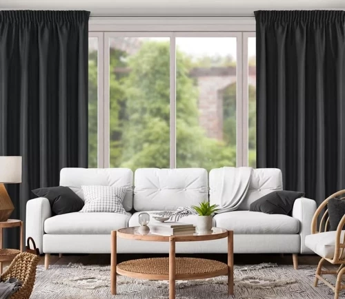 Rita Zasłona na taśmie Eurofirany czarny